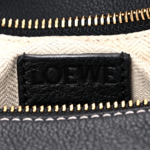 EUC LOEWE Medium Original Puzzle in Rare, HTF Black, Amber & Light Oat w/ Feet! - Picture 8 of 16